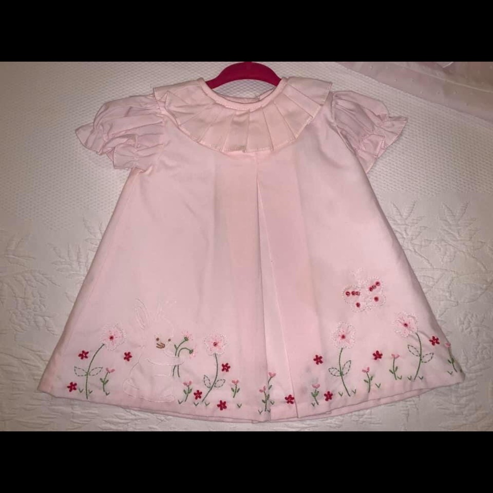 The Proper Peony Beatrix Bunny dress 12M